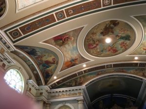 St Ignatius Front Ceiling Left CloseUp