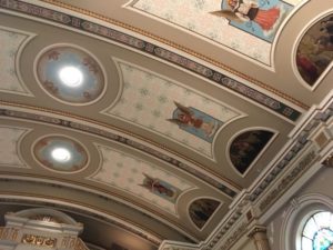 St Ignatius rear Ceiling Left CloseUp