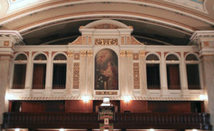 St. Ignatius rear gallery - organ