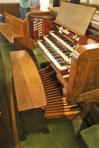 Epworth UMC Main Organ Console Right View